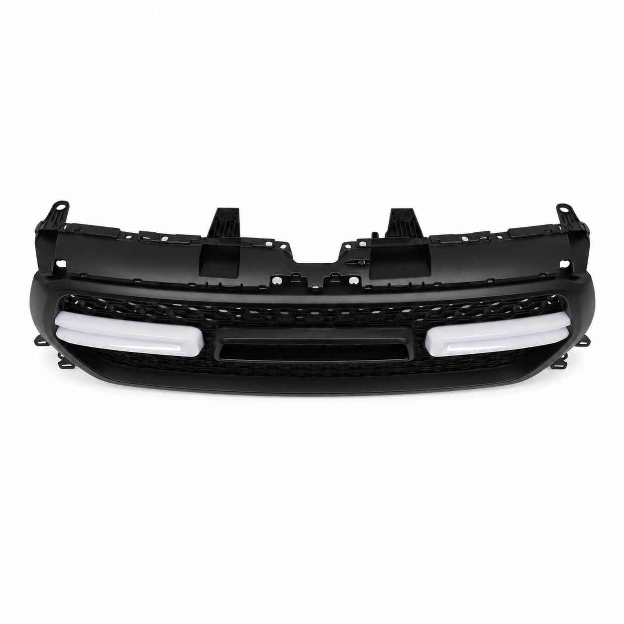 Mesh grille Dodge RAM 1500 met verlichte letters vooraanzicht