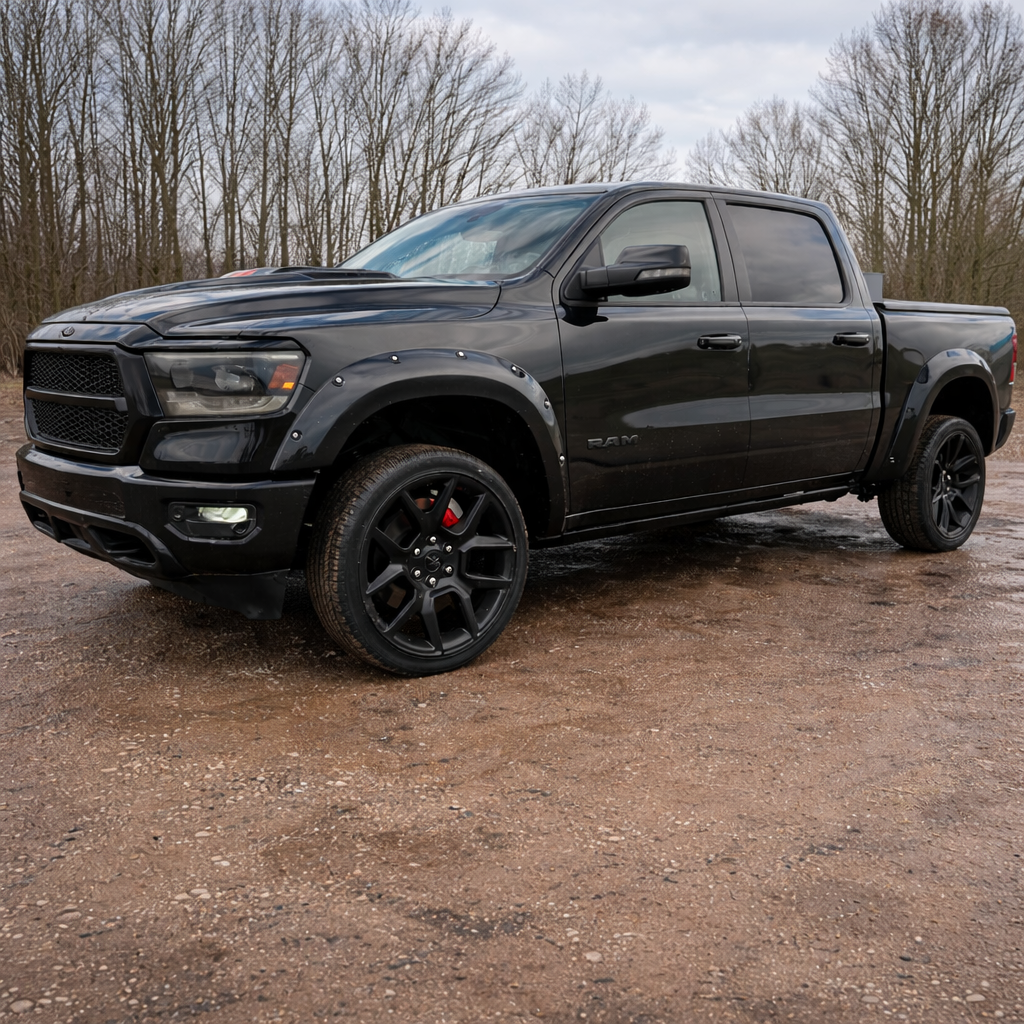 Dodge Ram 2500/3500 fender flares met bout-accenten 2019-2021