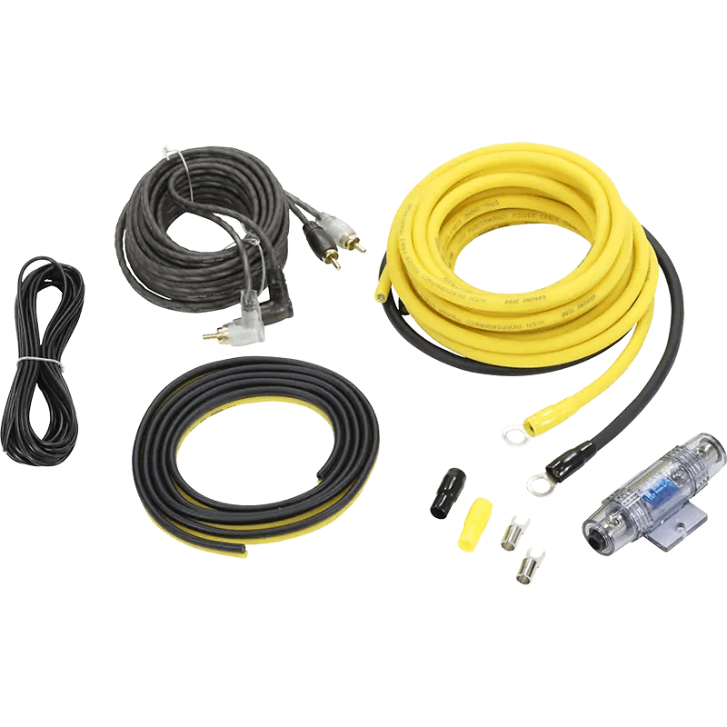 Ground Zero GZPK 10XLC-II – Complete 10 mm² Versterker Installatiekit