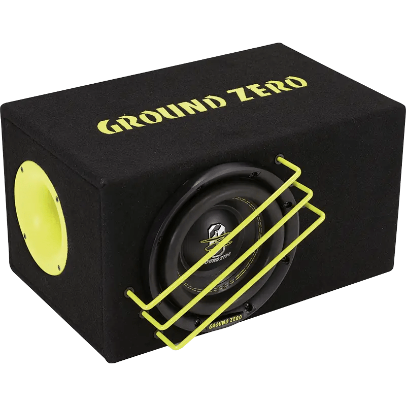 Ground Zero GZRB 20SPL – 8 inch SPL Subwoofer met Bassreflexbehuizing
