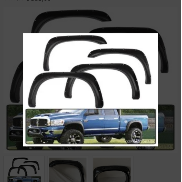 Dodge Ram 2500/3500 fender flares 2003-2008