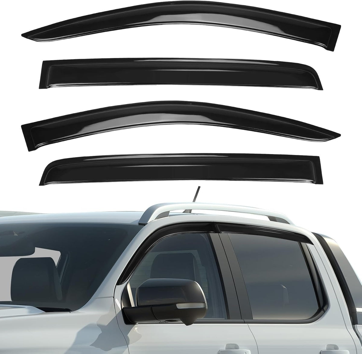 Ford Ranger T9 Rain Deflectors 2023+